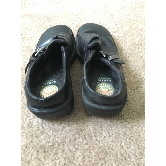 Earth Spirit Women's Leather Clogs Shoes Size 7.5 Black - Picture 7 of 12
